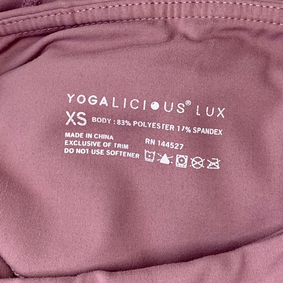 Yogalicious Lux Purple Leggings - Picture 9 of 10